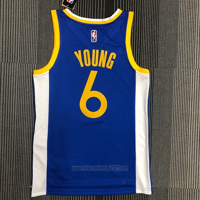 Camiseta Golden State Warriors Nick Young #6 Icon Azul